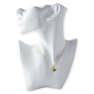 Butterfly Rod đá mặt dây chuyền vòng cổ 45 5cm